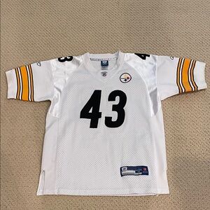 Reebok On Field White NFL Steelers Jersey
